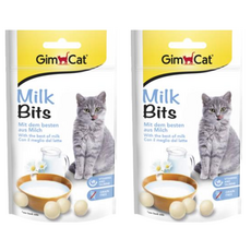 Gim Cat 俊寶俊喵 貓咪營養牛奶錠, 無糖 無穀物 無防腐劑, 補充鈣質, 添加牛磺酸, 維持心臟和視力健康, 豐富維生素, 維持免疫力, 2包, 補充所需鈣質