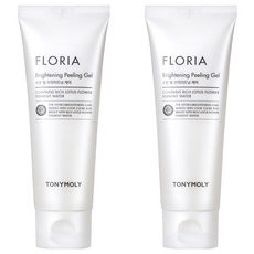 TONYMOLY Floria 溫和亮白去角質凝膠，含豐富蓮花發酵水, 150ml, 2條