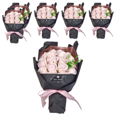 minidesign 18朵玫瑰香皂花束禮盒 CN0195-NP, 香皂花束禮盒, 6個