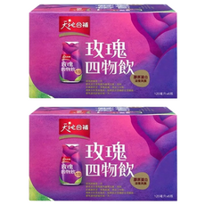 天地合補 膠原蛋白玫瑰四物飲，添加玫瑰果，120毫升 x 6瓶, 720ml, 2盒