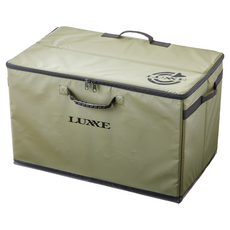 gamakatsu LUXXE LE311 汽車收納置物袋（軍綠色）釣魚＆露營用, 45 x 75 x 45cm