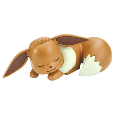 BANDAI PoKeMoN 寶可夢 快組系列 PLAMO 組裝模型 07 伊布 睡眠造型，全長約115mm, 1個
