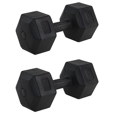 comet Sports 六角型啞鈴, 10kg, 2個