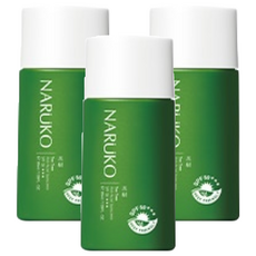 NARUKO 牛爾 台灣公司貨 茶樹抗痘潤色隔離液 SPF50+++, 30ml, 3瓶