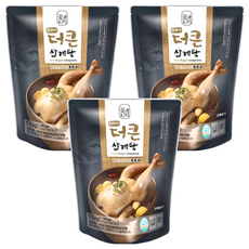 KKOTJI 韓國全州大王蔘雞湯，選用優良人蔘春雞及紅棗糯米, 1.1kg, 3包