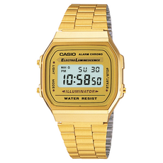 CASIO 卡西歐 手錶 A168WG-9WDF, 金色, 1支