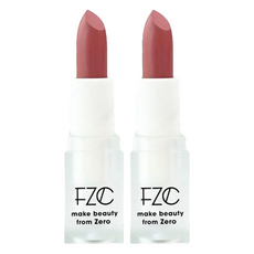 FZC mod絲綢霧光唇膏, #01 Rose cheesecake, 2支
