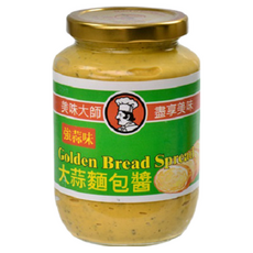 CHEF'S CHOICE 美味大師 強蒜味大蒜麵包醬, 470g, 1罐