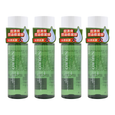 NARUKO 牛爾 茶樹抗痘粉刺調理水, 超清爽 控油 祛痘菌 沁涼水漾, 150ml, 4瓶