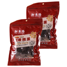 新東陽 辣味香鐵蛋, 西螺壺底黑豆蔭油滷製, 無色素、無味精、無防腐劑, 175g, 2包