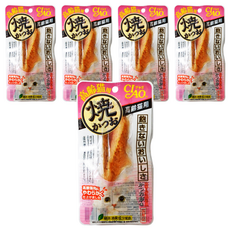 INABA CIAO 啾嚕 高齡貓 燒魚柳條, 綠茶消臭成分配合, 土佐清水港直接輸送本鰹, 肉質柔軟方便吞食, 柴魚片風味, 5包