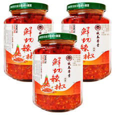 誠泰 鮮切辣椒 360g, 3罐