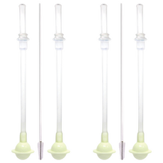 DOOBY 大眼蛙 神奇喝水杯吸管 十字孔 Set, 適用於8個月以上寶寶, BD-4122, 200cc, 2組