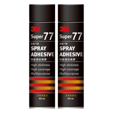 3M 特級萬能噴膠, 好噴 黏性佳 廣度佳, 2瓶