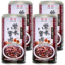 巧口 紫米八寶粥, 精選多種食材, 營養豐富, 口感豐富, 層次分明, 350g, 4罐