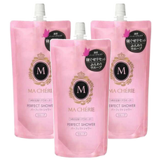MA CHERIE 瑪宣妮 Perfect Shower Ex 活力彈卷精華噴霧 補充裝3包, 220ml，打造彈性捲髮，修護受損髮質, 3包