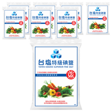 TAIYEN 台塩生技 特級碘鹽, 添加海水濃縮礦物質液，保留食材原味，提升料理風味, 1kg, 8包