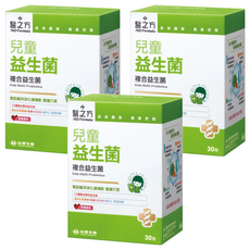 台塑生醫 MD Formula 醫之方 兒童益生菌複方粉，12種專利益生菌，專為兒童設計，30包/盒, 3盒