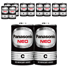 Panasonic 錳乾電池 2號, 2顆, 6組