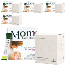 Mom Latte More 母乳催化粉+樹莓茶 Set, 5組