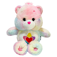 Care Bears 彩虹愛心熊絨毛玩偶 27cm, 混合顏色