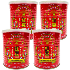 SHI SHIN 世鑫食品 特選台灣紅豆罐 900g, 4罐
