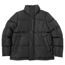 CARET 男女適穿短版羽絨外套，防水，透氣，防風, XL, 黑色