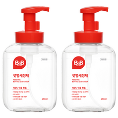 B&B 奶瓶清潔慕斯 100%食品成分 450ml, 2瓶