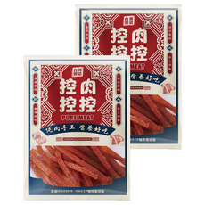 控肉控控 寵物肉乾蜜汁雞腿肉條，新鮮肉品、低卡低脂低膽固醇, 蜜汁雞腿肉條, 80g, 2包