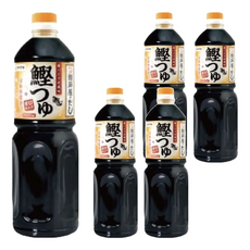 Yamaki 雅媽吉 甘口鰹魚露 1000ml，日式萬用鰹魚醬油，2倍濃縮，特製台灣配方, 1L, 5瓶