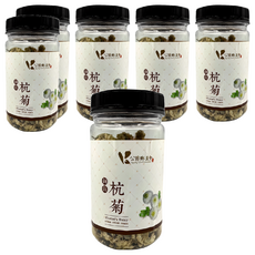 公館鄉農會 杭菊茶，台灣苗栗在地杭菊，農藥檢驗 安全無毒, 25g, 6罐