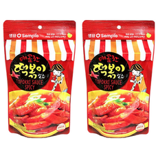 Sempio 膳府 辣炒年糕醬汁 辣味, 韓式辣味, 簡單三步驟, 150g, 2包