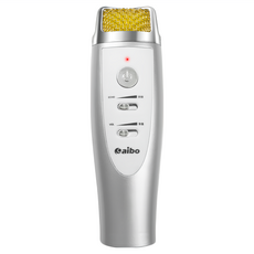 aibo M8 隨身唱行動麥克風 Android/Apple共用版, 隨時歡唱，走到哪唱到哪, MIC-EPM8, 銀灰色, 1支