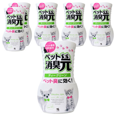 小林製藥 消臭元 室內強力除臭 寵物專用, 濾紙高度可調節氣味濃淡, 芳香可維持1.5~3個月, 400ml, 6瓶