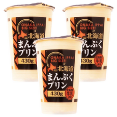 北海道大杯布丁, 430g, 3個