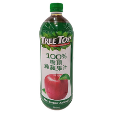 TREE TOP 樹頂 100%蘋果汁 980ml, 1瓶