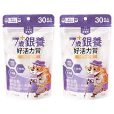 MAOUP 毛起來 毛孩每日健康賞 7歲+銀養好活力賞 營養品, 心血管保養, 30包, 2袋