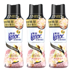 Lenor 蘭諾 衣物芳香豆 雪松梔子花, 450ml, 3瓶