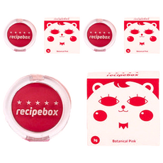 recipebox 韓兔 兒童天然腮紅 Botanical Pink, 3個