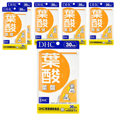 DHC 葉酸 30日份 Set, 補充多種維生素B, 維持健康與美麗, 每日一粒 養顏美容, 30顆, 6包