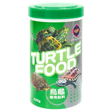 UP AQUA 雅柏 烏龜專用飼料 E-217, 220g, 營養豐富，促進生長，增強免疫力, 1罐