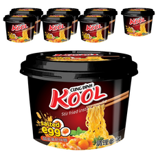CUNG DINH KOOL 鹹蛋黃乾拌碗麵，原味鹹香，方便美味, 8入