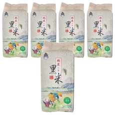 黑米豪 彰化溪州黑米, 800g, 5包