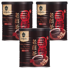 薌園 黑糖老薑茶, 即沖即溶, 冷熱皆宜, 500g, 3罐