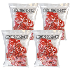 嘉南食品 鐵板燒小卷風味, 整包出售, 140g, 4包