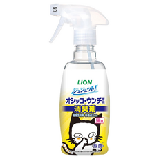 LION 獅王 99.9% 廁所臭臭除 消臭劑 愛貓用, 強效除臭, 植物性除臭配方, 300ml, 1瓶
