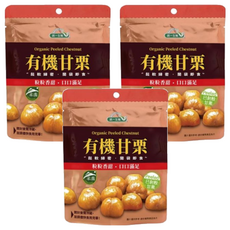 統一生機 有機甘栗, 150g, 3包