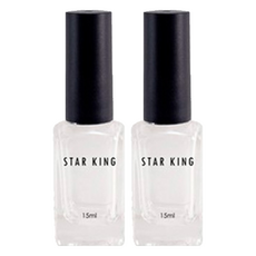 STAR KING 星之冠 經典指甲油 15ml/0.5FL OZ, 012 透明, 2瓶