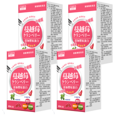 AJIOU 日本味王 蔓越莓口含錠 升級版, 800mg, 60顆, 4盒