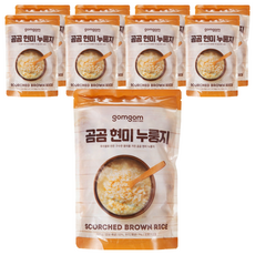 Gomgom Rice 糙米鍋巴, 韓國糙米製成, 香酥美味, 口感酥脆, 夾鏈袋包裝, 方便保存, 500g, 9包